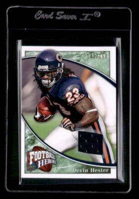 2009 Upper Deck Heroes Jerseys Green #38 Devin Hester Jersey /150 - NM-MT - Image 1 of 2
