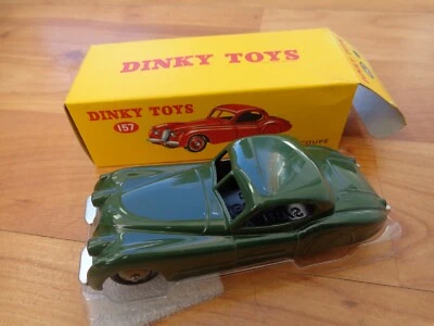 DINKY Giocattoli 157 - Jaguar XK120 Coupé Verde Auto - Nuovo - Atlas Edizioni - Immagine 1 di 2