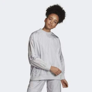 ADIDAS Women's Originals Crew Sweatshirt NWT Dash Grey SIZE: LARGE FREE SHIPPING - Picture 1 of 11