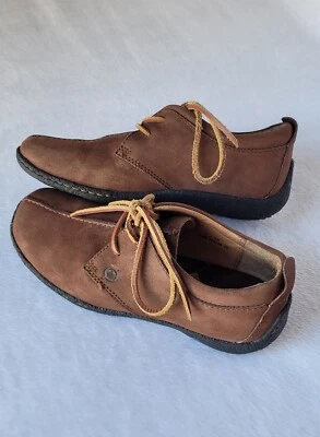 Born Mujer Sahara Cuero Oxford Encaje Marrón, Talla 7 Foto 1 de 4