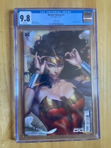 WONDER WOMAN #1 - CGC 9.8! STANLEY "ARTGERM" LAU VARIANT COVER! - Picture 1 of 4