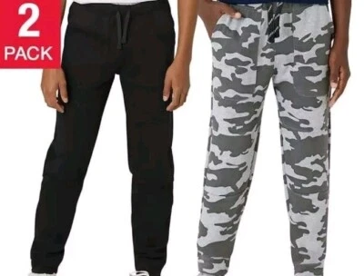 LEE ~ Paquete de 2 ~ Pantalones Jogger ~ Rodilla Resistente ~ Bolsillo con Cremallera ~ Juvenil Pequeño (7-8) Foto 1 de 4