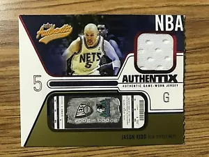 2003-04 Fleer Authentix Jersey Authentix #JAJK Jason Kidd - Picture 1 of 2