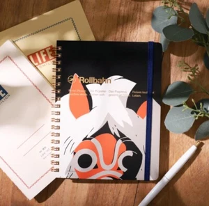 Princess Mononoke Rollbahn Ring Notebook Studio Ghibli Ufficiale Giappone - Foto 1 di 7