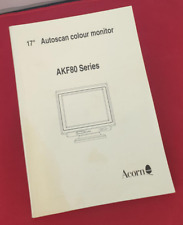 Acorn 17" AKF80 Series AKF85 etc. Autoscan Monitor User Guide/Manual