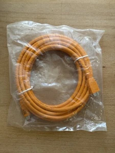 Tether Tools TetherPro USB-C to 3.0 Micro-B Cable, 15', Orange #CU5430-ORG - Picture 1 of 6