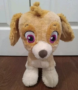 Paw Patrol SKYE Build A Bear Brown Dog Plush Stuffed Animal Pink Collar BAB 12" - Picture 1 of 6