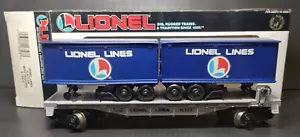 Lionel 6-16323 Lionel Lines vagone piatto calibro O con rimorchi (00) - Foto 1 di 15