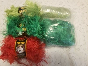 Lion Brand Divertido Hilo de Pestañas de Piel Rosa Suave Paquete de 5 Nuevo - Imagen 1 de 2