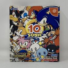 Sonic Adventure 2 Birthday Pack 10th Anniversary Sega Dreamcast JP Sealed (F2)