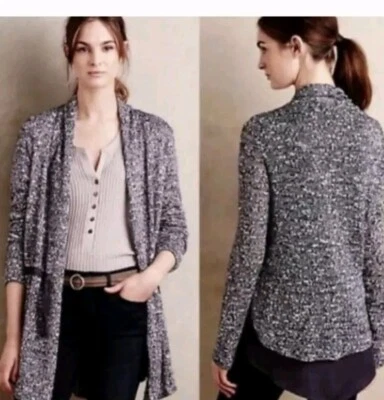 Cárdigan Anthropologie Dolan Left Coast tejido jaspeado en capas mediano Foto 1 de 4