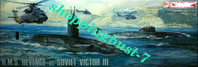 DRAGON 7007 1:700 scale H.M.S. Revenge vs Victor III  Plastic model kit - Image 1 of 1