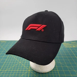Formula 1 F1 Official Black Red Logo Baseball Hat Cap Adjustable One Size - Picture 1 of 7