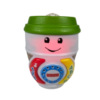 Xícara de café Talking On The Glow Laugh & Learn Fisher Price - Imagem 1 de 4