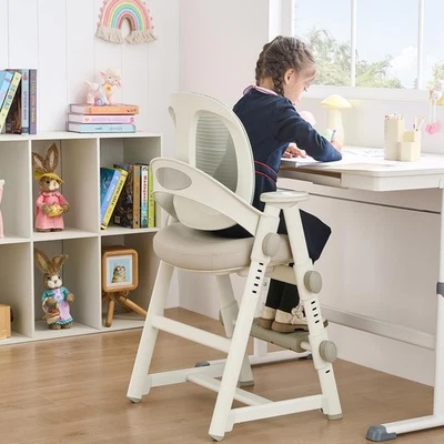 Silla de Estudio Ergonómica para Niños, Silla de Escritorio para Niños Ajustable en Altura para Niños Niñas... Foto 1 de 4
