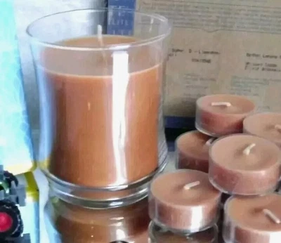 PartyLite WHISKEY TODDY🥃🥮Duftwachsglas + 12 Teelichter OVP G451054 Winter⭐️🎄 - Bild 1 von 3