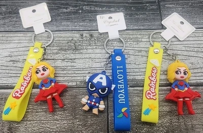 Superhero Themed Keychains [120] - Image 1 of 4