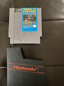 Wheel of Fortune Family Edition NES (Nintendo Entertainment System, 1990)