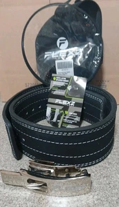 Flexz Fitness Lever Weight Lifting Leather Belt Powerlifting Gym XX-Large Black - Picture 1 of 5