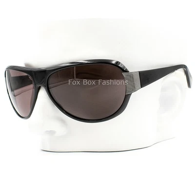 Gafas de sol Oliver Peoples Malloy BK pulidas negras con lentes marrones  Foto 1 de 4