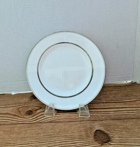 Vera Wang Fidelity Wedgwood Salat Mittagessen Teller Bone China Platinrand Vintage - Bild 1 von 6