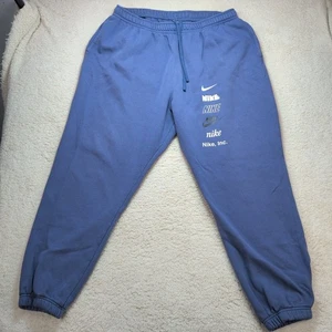 Pantalones deportivos Nike Club para hombre 3XLT azul DX0795-491 logotipos Nike por todas partes - Imagen 1 de 12