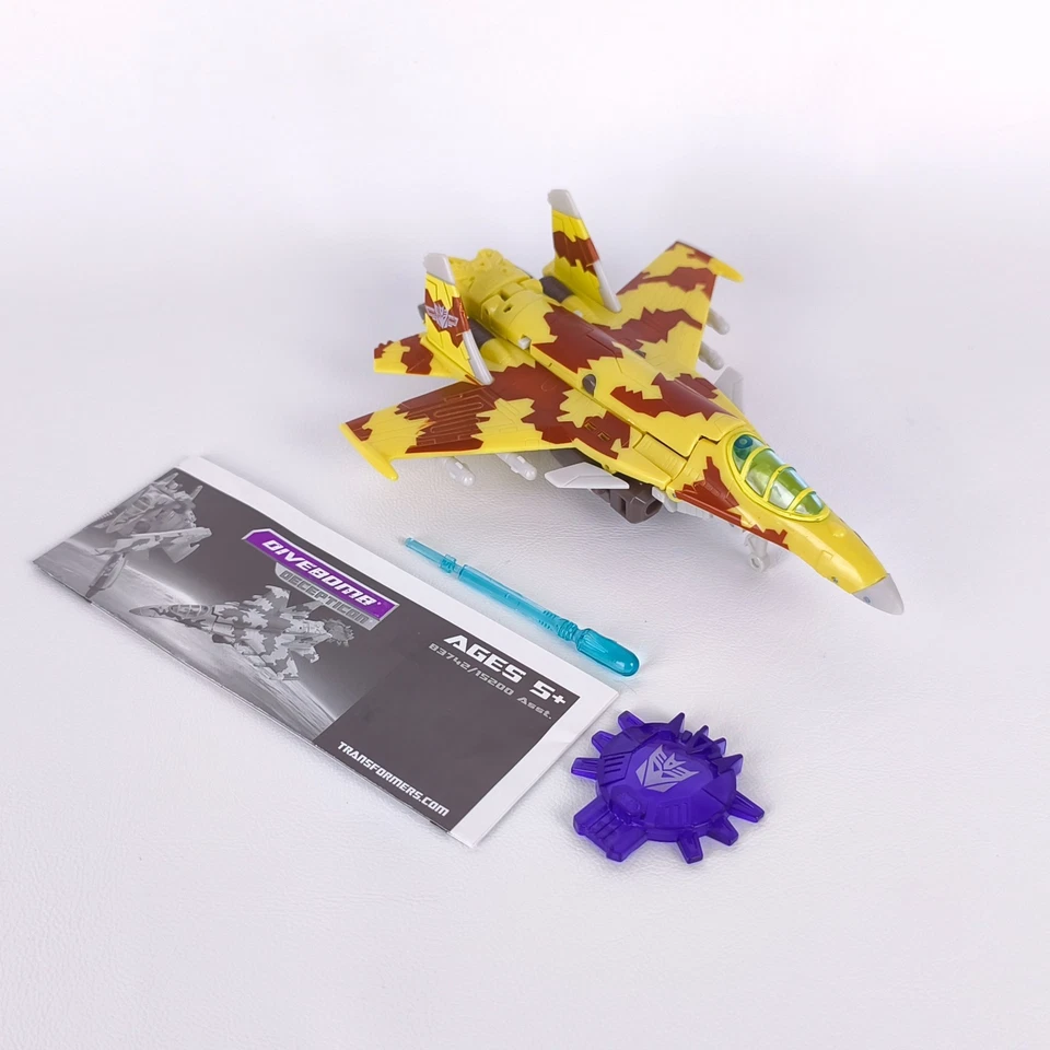 Transformers Divebomb Complete Movie TFTM Deluxe Class + Instructions - Image 1 of 4