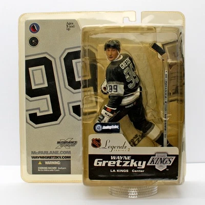Camiseta Wayne Gretzky McFarlane NHL Legends LA Kings Negra Variante Persecución Foto 1 de 4