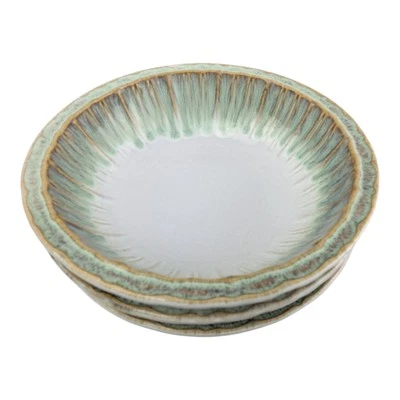 Tazón de sopa/cereal Pier 1 Imports SEASIDE 7 5/8” gres - usado en excelente estado - juego de 3 (LEER) Foto 1 de 4