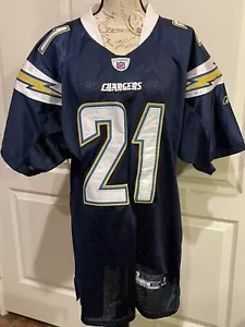 NFL Auténtico San Diego Chargers Azul Marino Reebok #21 LaDainian Tomlinson Talla 52 - Imagen 1 de 11