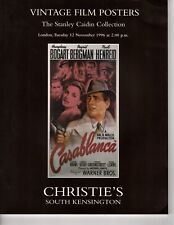 *Vintage Film Posters - THE STANLEY CAIDIN COLLECTION Christie's 1996 SCARCE!