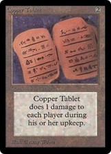 Copper Tablet PL MTG Beta Magic VHTF 2B3