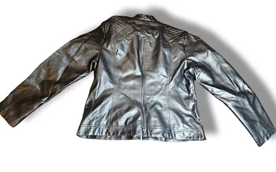 Chaqueta de moto Bernardo negra para mujer (XL) Foto 1 de 4