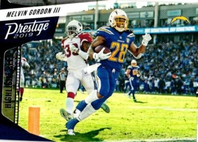2019 Panini Prestige #HH-MG Melvin Gordon III Highlight Reel - Image 1 of 2