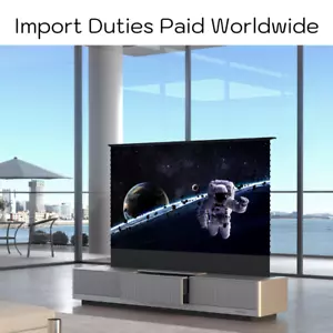 Smart Laser TV Cabinet - NIKOHOME Phantom 10 - Silver Fox - for 100 inch Screen - Picture 1 of 11