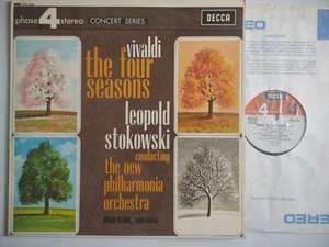 HUGH BEAN PLAYS VIVALDI THE FOUR SEASONS NPO STOKOWSKI DECCA PFS 4124 - Picture 1 of 4