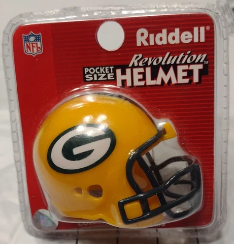 Riddell Pocket Size Revolution Helmet Green Bay Packers Factory Sealed NFL Rare Cover