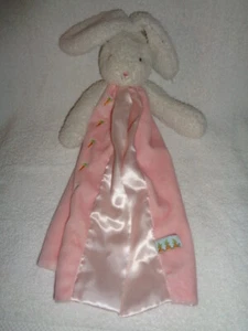 Bunnies By the Bay Pink Plush Easter Best Friends 2015 Baby Security Blanket - Picture 1 of 9