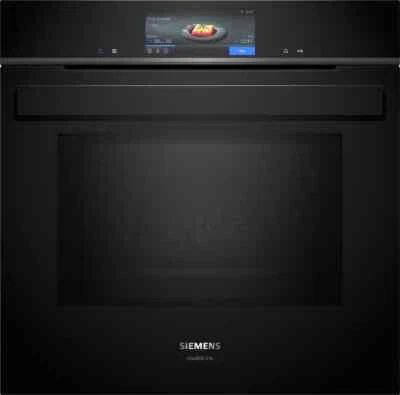 Siemens HM978GNB1 iQ700 Einbau-Backofen mit Mikrowellenfunktion 60 x 60 cm Black - Bild 1 von 4