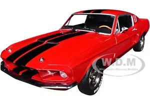 1967 SHELBY GT500 BURGUNDY RED 1/18 DIECAST MODEL CAR BY SOLIDO S1802909 - Picture 1 of 9