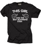 Gift for Girlfriend Best Boyfriend ever Tee Shirt This girl has the best BF Tee
