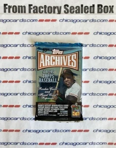 1-Pack 2001 Topps Archives-2 Look4 Willie Mays Rookie Card Reprint AUTO Relics - Picture 1 of 10