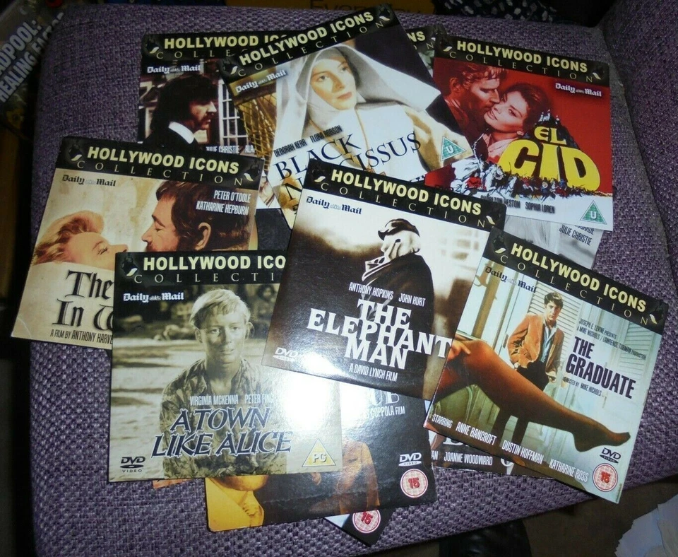 HOLLYWOOD ICONS - FULL Promo DVDs -COMBINED SHIPPING ALWAYS AVAILABLE! - Image 1 of 1