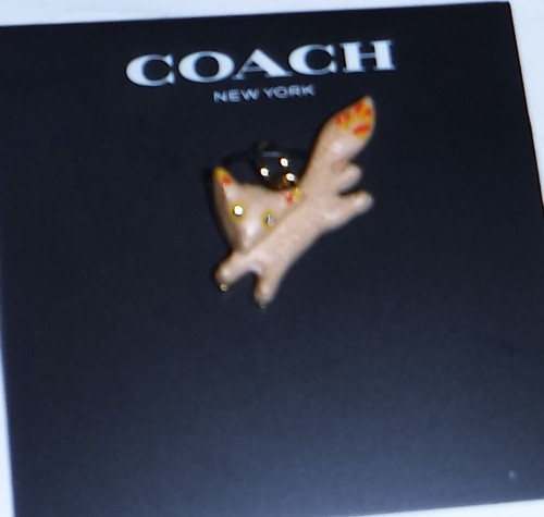 Charm Volpe Coach C4946 NUOVO su cartoncino