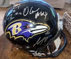 Baltimore Ravens Full Size Helmet Signed By Todd Heap, Matt Stover, And Others!! - Picture 1 of 4