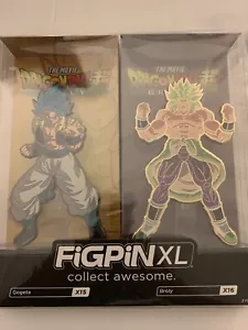 SDCC 2019 Funimation Exclusivo Figpin XL Gogeta & Broly Dragon Ball Super paquete de 2 - Imagen 1 de 3