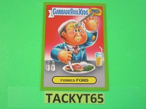 GARBAGE PAIL KIDS 2015 30TH SINGLE PARALLEL GREEN STICKER(S) NEW YOU CHOOSE