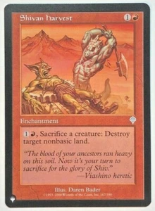 MTG Shivan Harvest The List 167/350 quasi nuovo/m - Foto 1 di 1