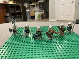 Lego Castle Fantasy Era Minifigures Crown Knights Lot Of 6 Weapons  Shield Lot 8 - Picture 1 of 8