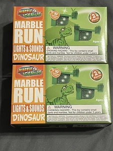 Lot (2) Marble Run Lights & Sounds Accessory Set🔥10 Randomized Dinosaur Sounds - Picture 1 of 2
